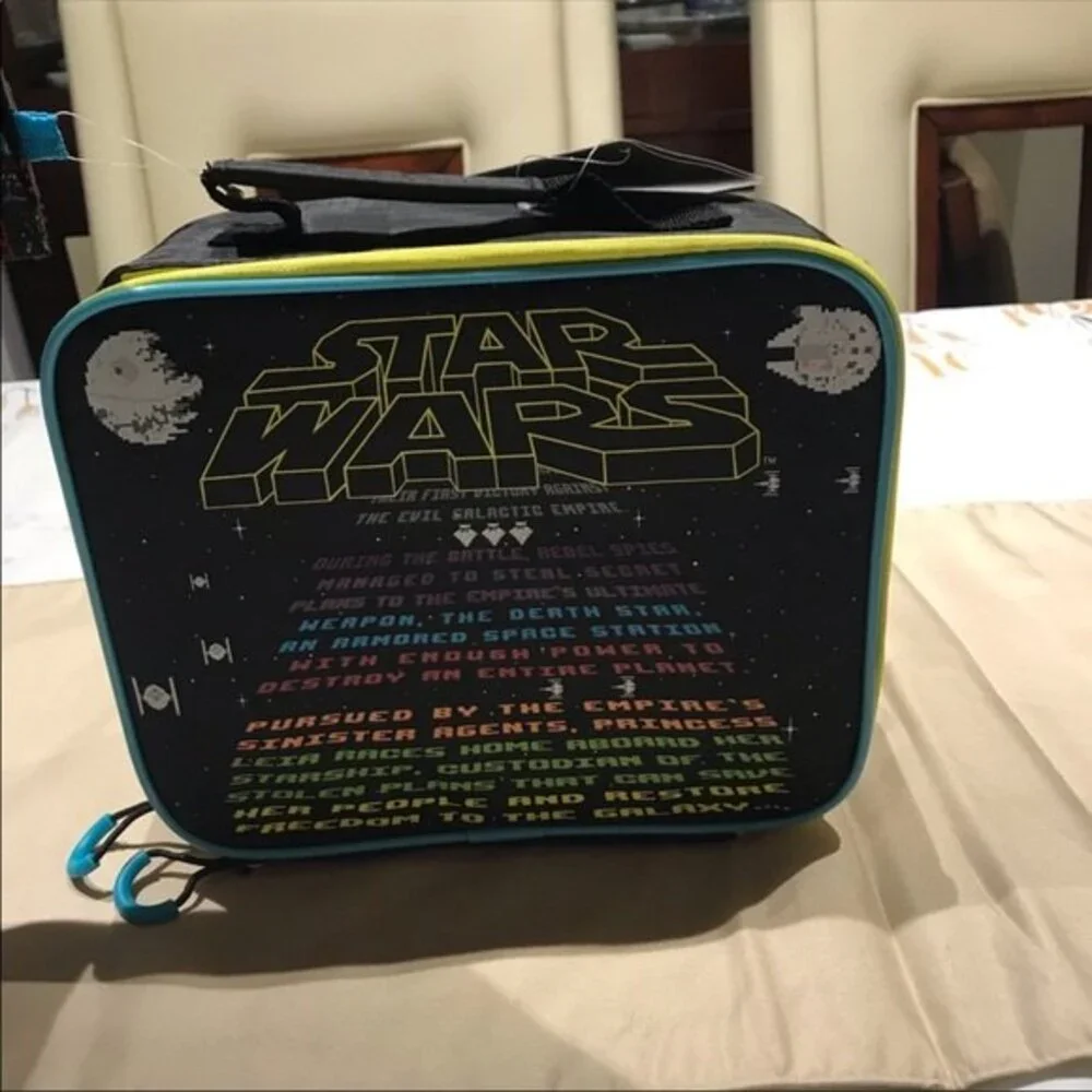 Disney Star Wars Darth Vader Lunch Box Sandwich Bag Black
